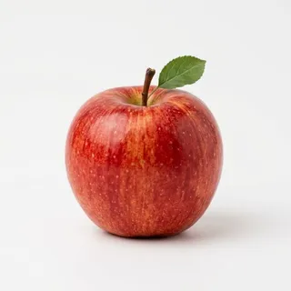Apple, a flash card photograph for children
