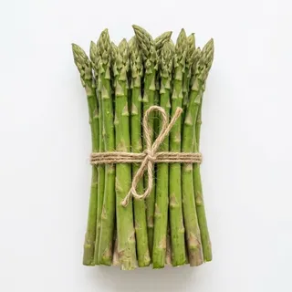 Asparagus, a flash card photograph for children