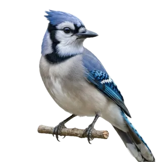 Blue jay, a flash card photograph for children
