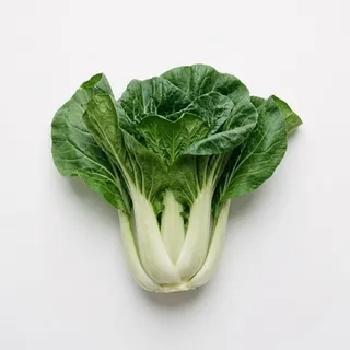 Bok choy, a flash card photograph for children