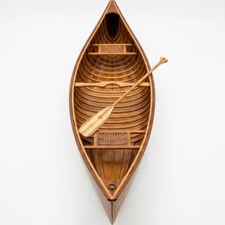 Canoe, a flash card photograph for children