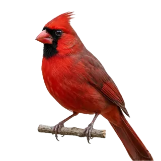 Cardinal, a flash card photograph for children