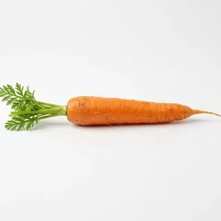 Carrot, a flash card photograph for children