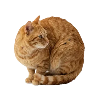 Cat, a flash card photograph for children