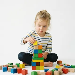 Building, a flash card photograph for children