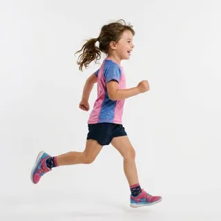 Running, a flash card photograph for children