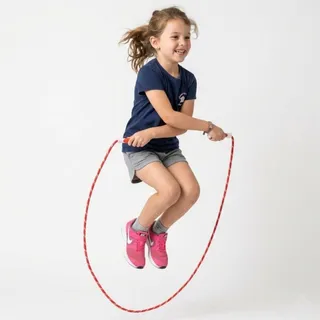 Skipping, a flash card photograph for children