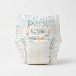 Diaper, a flash card photograph for children