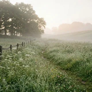 Fog, a flash card photograph for children