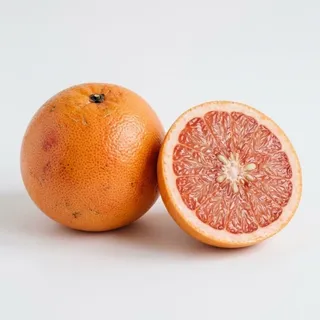 Grapefruit, a flash card photograph for children