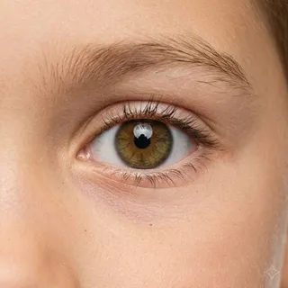 Eye, a flash card photograph for children