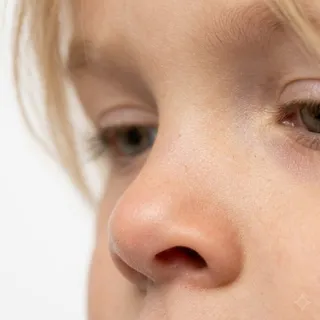 Nose, a flash card photograph for children