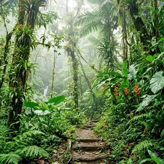 Humid, a flash card photograph for children