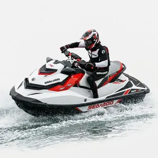 Jet ski, a flash card photograph for children