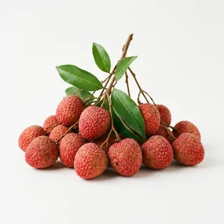 Lychee, a flash card photograph for children