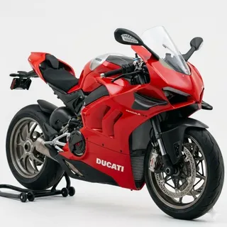 Motorcycle, a flash card photograph for children