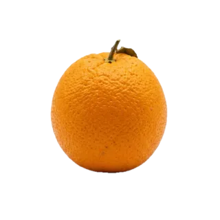 Orange, a flash card photograph for children