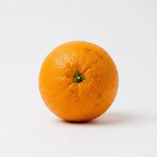 Orange, a flash card photograph for children