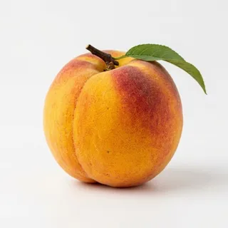 Peach, a flash card photograph for children