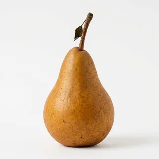 Pear, a flash card photograph for children