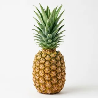Pineapple, a flash card photograph for children