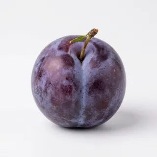 Plum, a flash card photograph for children