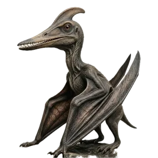 Pterodactyl, a flash card photograph for children