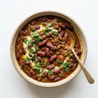 Rajma, a flash card photograph for children