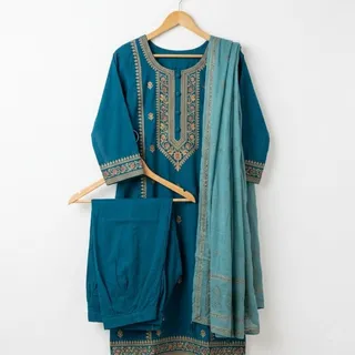 Salwar kameez, a flash card photograph for children