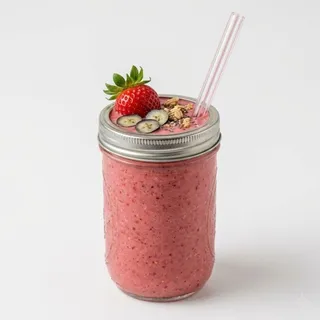 Smoothie, a flash card photograph for children