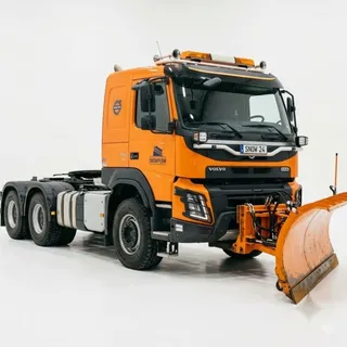 Snowplow, a flash card photograph for children