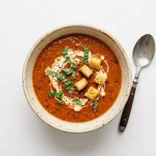 Soup, a flash card photograph for children