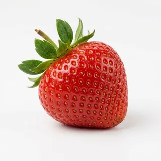 Strawberry, a flash card photograph for children