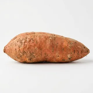 Sweet potato, a flash card photograph for children