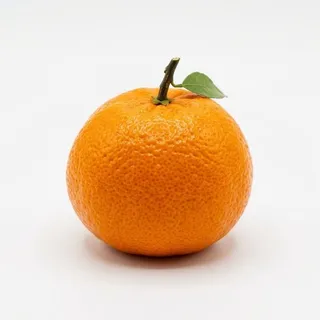 Tangerine, a flash card photograph for children