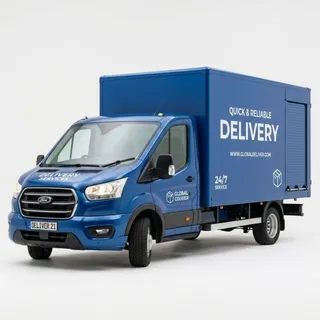 Truck, a flash card photograph for children