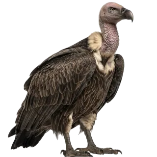 Vulture, a flash card photograph for children