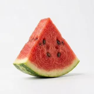 Watermelon, a flash card photograph for children