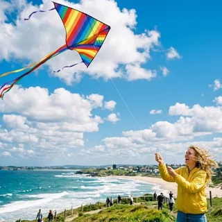 Windy, a flash card photograph for children